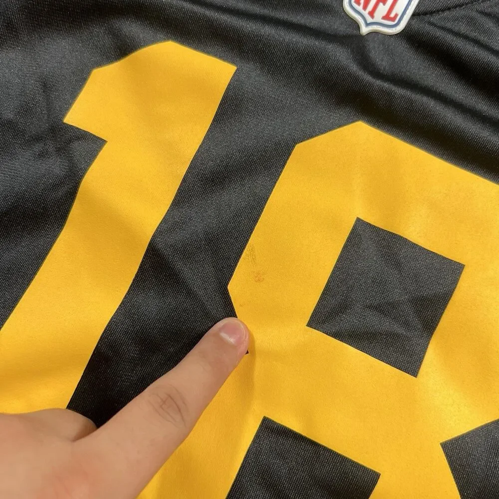 Women’s Steelers #18 Custom Named Jersey Size S NWOT